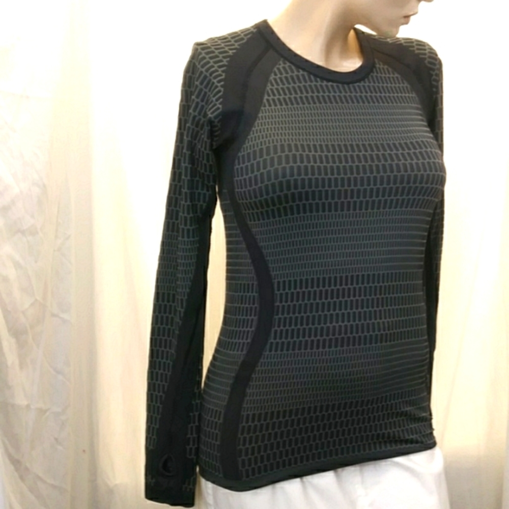 Lululemon Athletica Grey Running Shirt